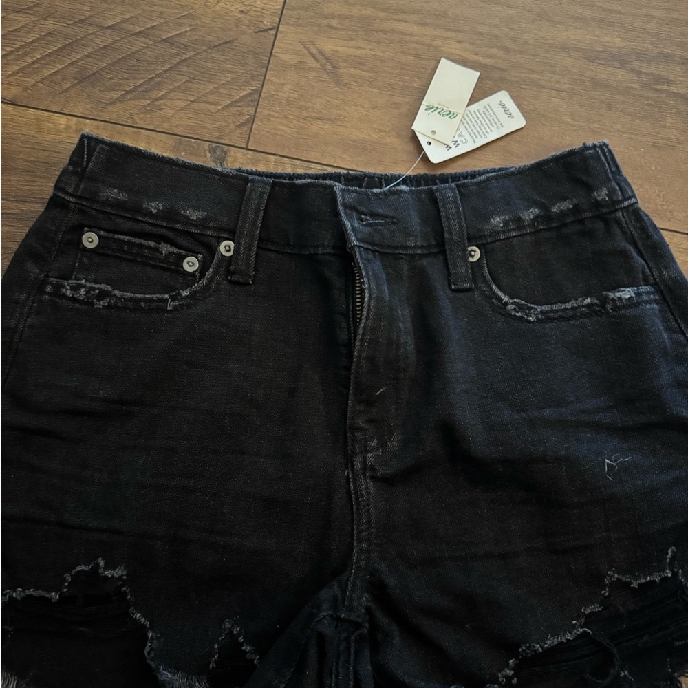aerie black shorts